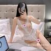Sexy Lingerie Lace Seduction Suspenders Sexy Open Onesie Plus Size Women's Uniform Suit