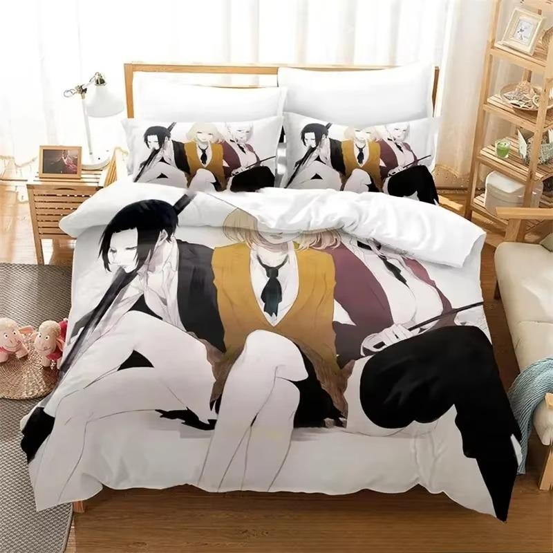 3D Druck Prison School Anime Bettwäsche Set Jungen Mädchen Twin Queen King Size Bettbezug Kissenbezug Bett Jungen Erwachsene