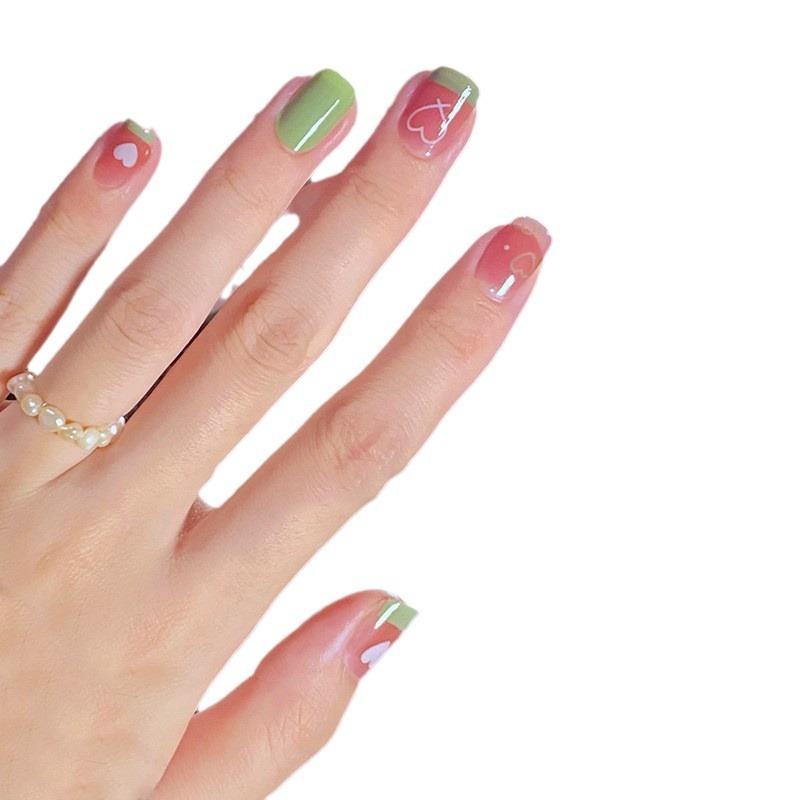 Neue glitzernde ultradünne Nagelaufkleber einfarbig wasserfest Ölfilm Nagelaufkleber