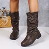 New fashionable and comfortable long boots, women's short boots and low-heeled women's shoes for Spring and Autumn 2025