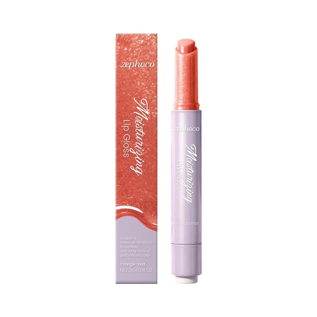 Zephoco Plumping Lip Gloss: Moisturizing, Non-Sticky, Lightweight Shine for Pouty, Girly Lips.