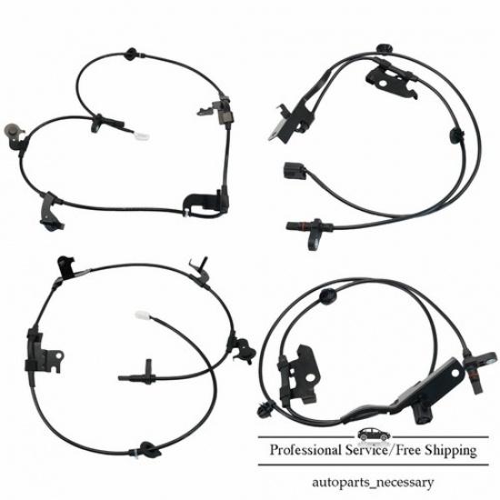 4x ABS Wheel Speed Sensor Front & Rear Right+Left Set For Toyota RAV4 2006-2012