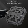 RIRO Carbon Bicycle Pedal 3 Bearing Mtb Pedals Titanium Alloy Shaft Road Mountain Bike Pedal Ultralight Carbon Fiber Bike Pedals