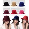Elegant Women Ladies Girl Hat Warmer Fisherman Cap Brim Bowler Fedora Hats  Lady Girl