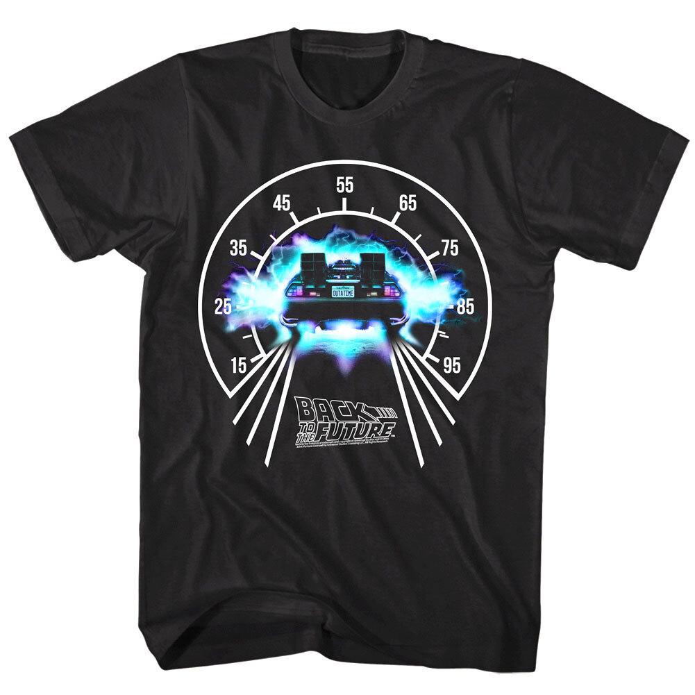 Back to The Future DeLorean Speedometer Men T Shirt S
