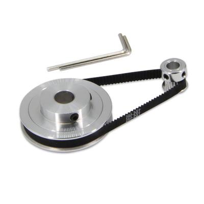 20 & 80 Teeth Synchronous Wheel Accessories Aluminium Alloy