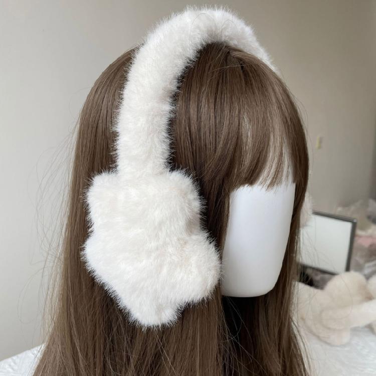 Soft Warm Plush Ear Muffs for Women Student Comfortable Ear Protectors for Winter Warmth Outdoor Sport Winter Accessory