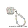 Transparent Earphone Protective Case Bracelet Soft PVC Key Chain Bluetooth Earphone Case Portable for HUAWEI FreeBuds SE2