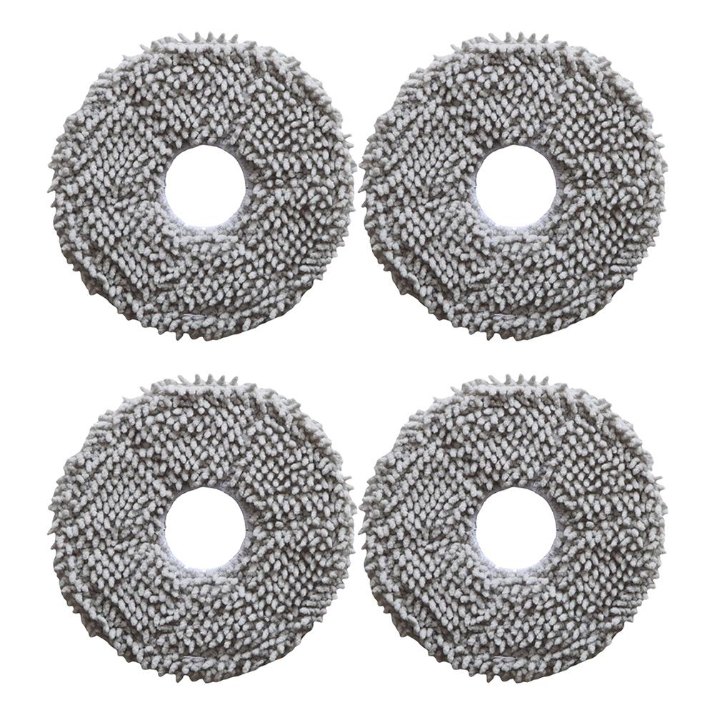 4 or 10 Piece Mop Cloth Set for ECOVACS T30C PRO and For OMNI For Robot Cleaner Microfiber for Easy Floor Maintenance