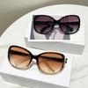 New Women's Brand Oval Shape Sunglasses Women Designer Sun Glasses Fashion Classic Big Frame Glass Shades UV400