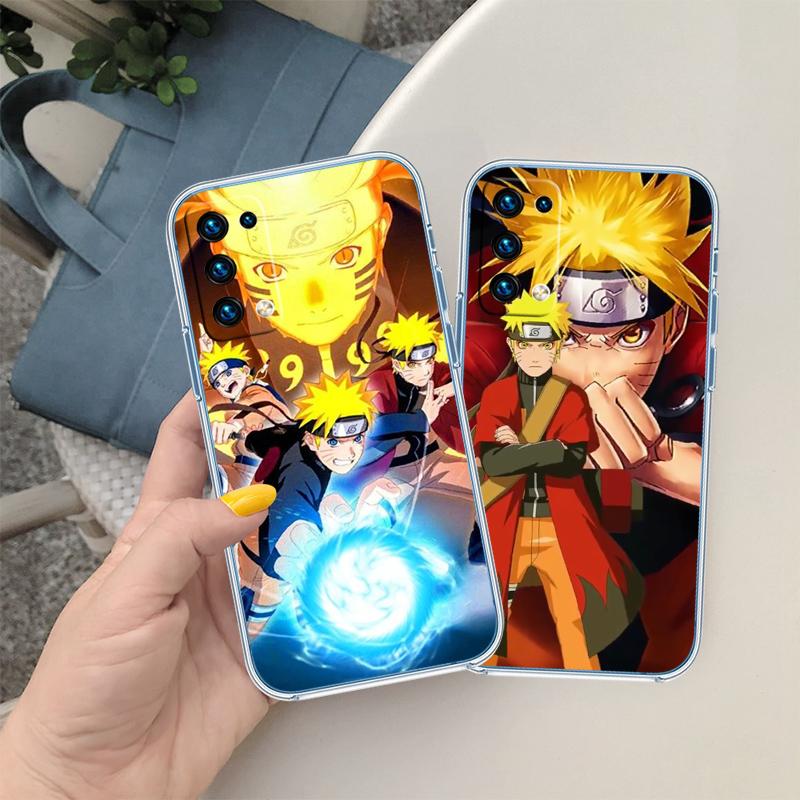RA29 Naruto Uzumaki Transparent Phone Case for Motorola Moto Edge 20 30 40 50 S30 Fusion Ultra Pro Neo Lite + G200 G23