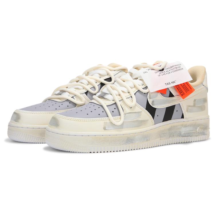 Nike Air Force 1 Low top Skateboard Shoes Men's Ecru Gray CW2288-111(Team24-)