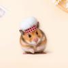 Pet Accessories Adjustable Hamster Chef Hat Breathable Decorative Pet Costume Hat Comfortable Pet Dress Up Hat Photo Prop