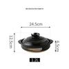 Bao Yi High-Temperature Japanese Ceramic Clay Soup Pot for Gas Stove
