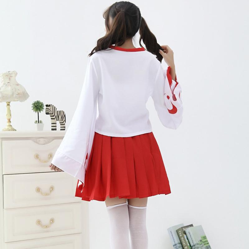 Crescent Cosplay Anime Costume Witch Kimono Bellflower Witch Anime Costume Inuyasha Cosplay Halloween Costume