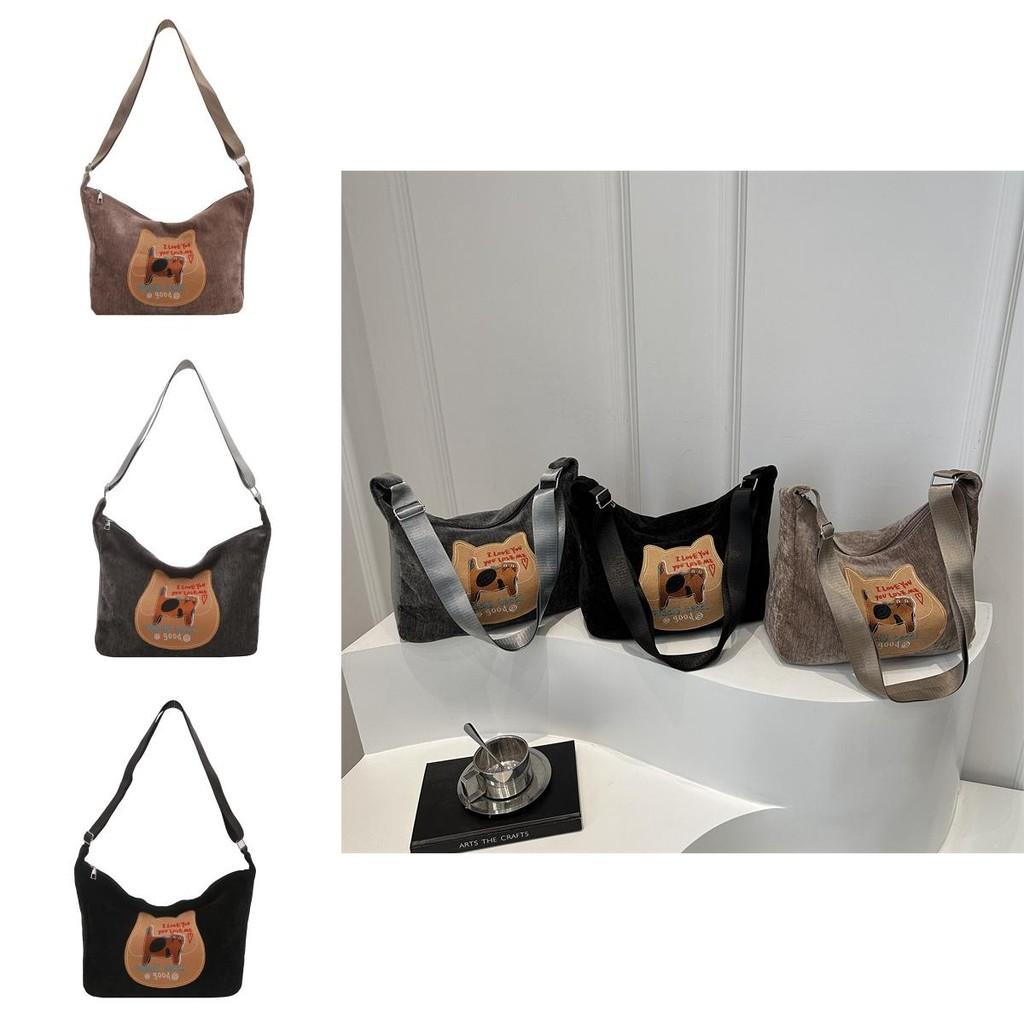 Stylish And Durable Korean Ins Cute Cartoon Tote Bag For Women Perfect For Winter Outfits