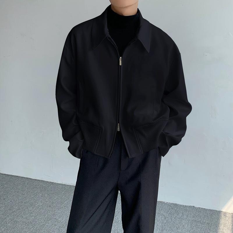 

Cleanfit jacket men s fashion high sense spring and autumn executive jacket short cardigan zip baseball shirt M