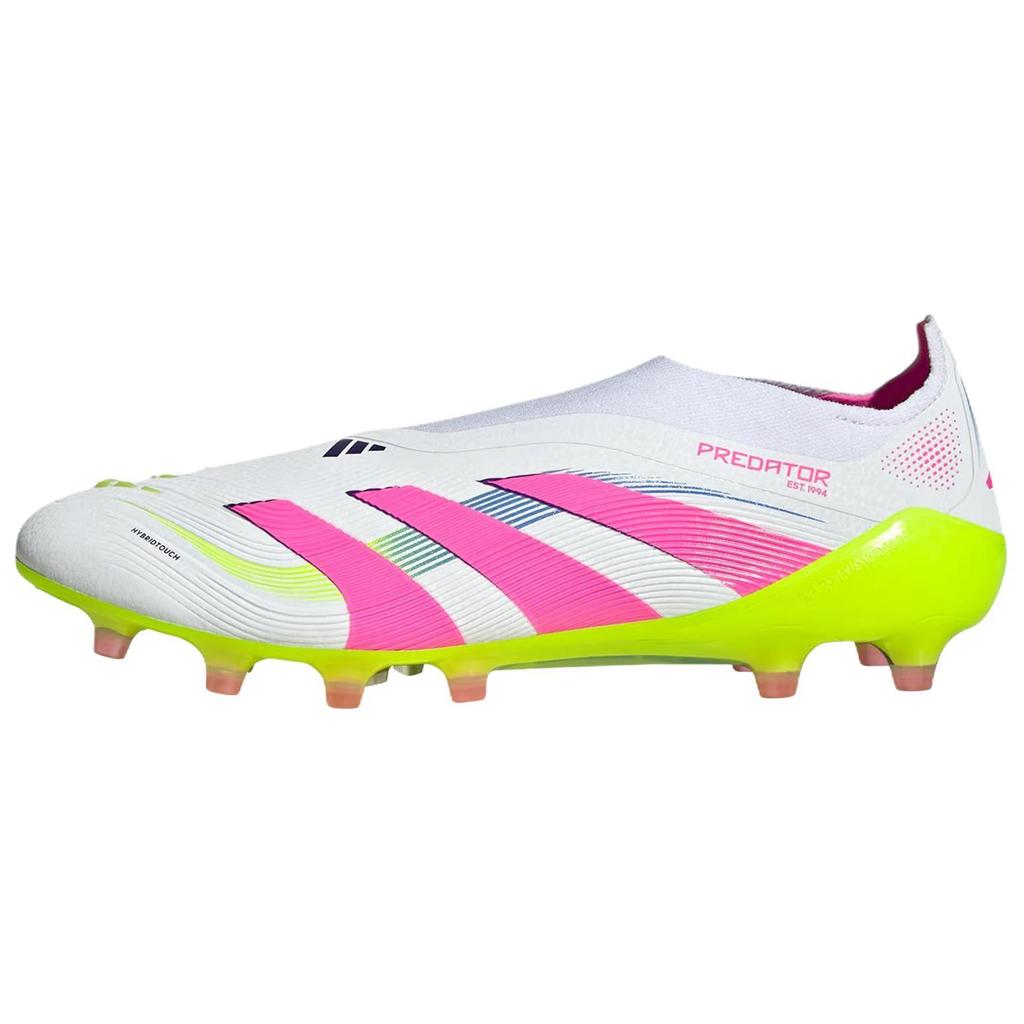 adidas Predator 24 Elite Laceless AG 'Celestial Victory Pack' (Unisex) Cloud White / Lucid Pink / Lucid Lemon Soccer Shoes JH8885
