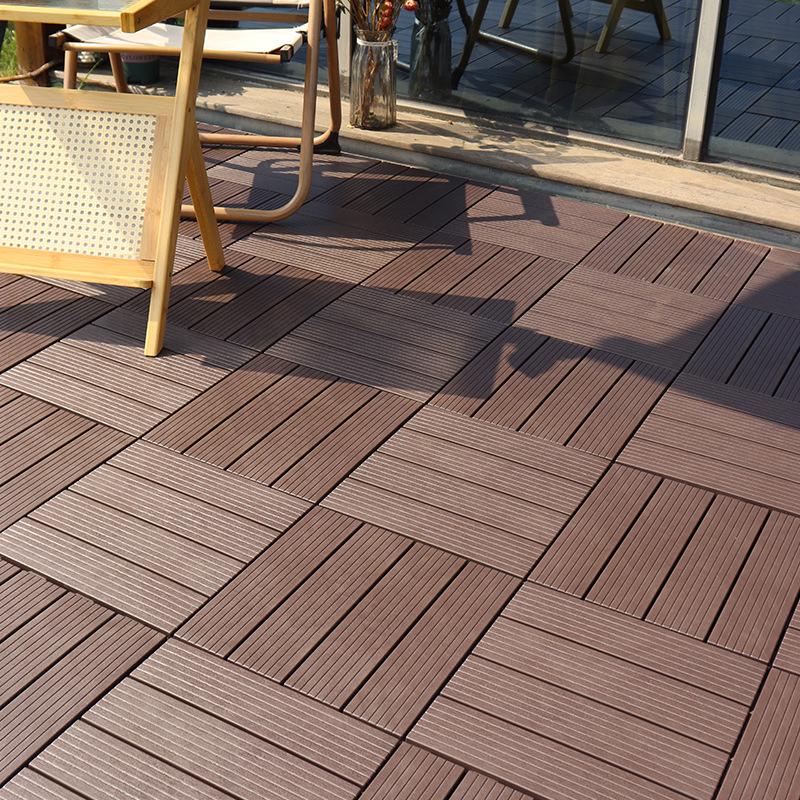 WPC Interlocking DIY Outdoor Flooring: Anti-Corrosion, Self-Laying for Balcony, Terrace, Courtyard Renovation