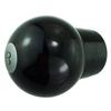 Abfer Car Shift Knob Billiard Shape Shifter Head Replacement Car Interior Accessories Most Automatic Transmission, Black