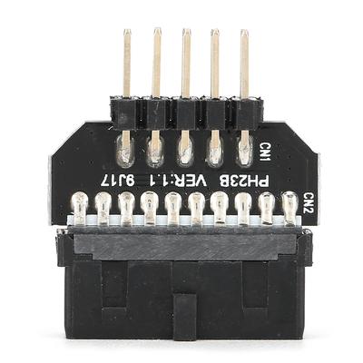 Conector Plug Panou Frontal Adaptor Placă de Bază Carcasă Plastic USB3.0 19 Pini la USB2.0 9 Pini(PH23B )