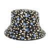 Spring and Autumn New Pot Hat Fashion Sun Hat Double-sided Wear Small Floral Bucket Hat Casual Sun Hat Female Tide
