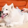 Long Tooth Pet Grooming Rake Anti-Slip Handle Pet Deshedding Brush  Clean Up Floating Hair