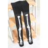 Foreign Trade Halloween Black Bones Stockings Skull Pantyhose Women's Black Stockings