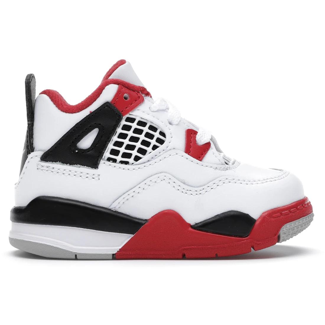 

Jordan 4 Retro Fire Red 2020 TD Toddler Shoes BQ7670-160 22