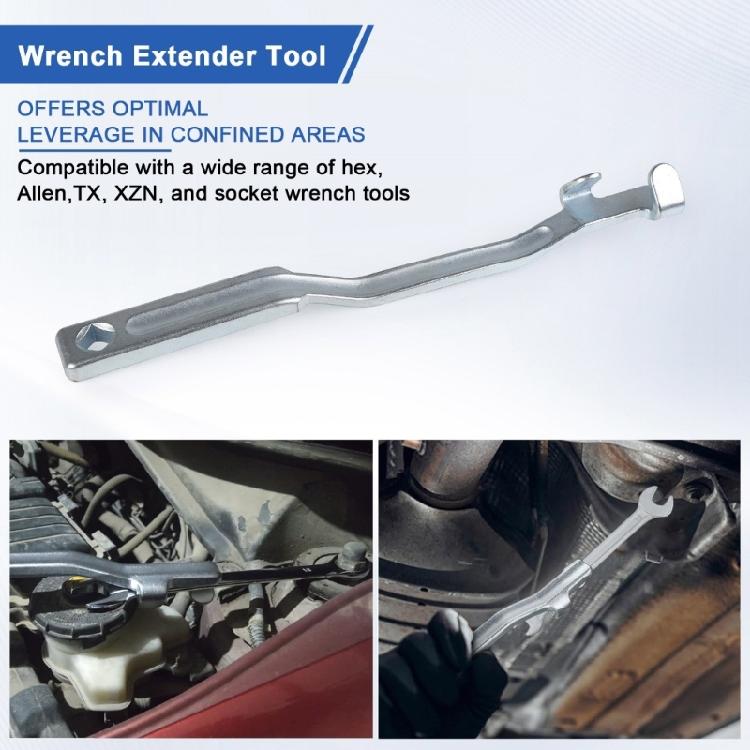 Multifunction  Wrench Extender Tool Efficient Wrench Extension Adaptor for Various Size  of Wrenches In Car & Motorcycle