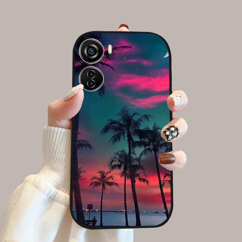 Para ZTE Blade V40 Funda de Diseño V41 Vita Silicona Suave TPU Fundas para Teléfono Para ZTE Axon 40 Lite Moda Lujo Protectoras Fundas Cubierta