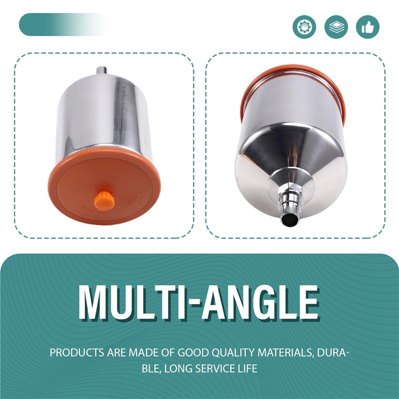 B97A-Spray Gun Pot Sealed Tank Aluminum Alloy 600Ml Applicable To SATA Spray Gun Universal Upper Cup