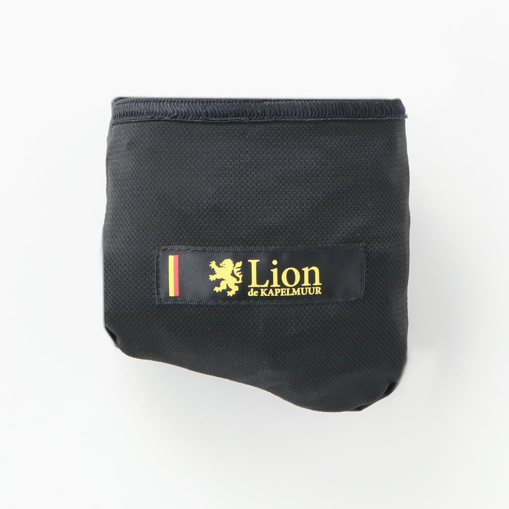 Lion de Capelmuur Cycling Vest, Stretch Wind Vest, Windproof and Water-Repellent, Black, Size L