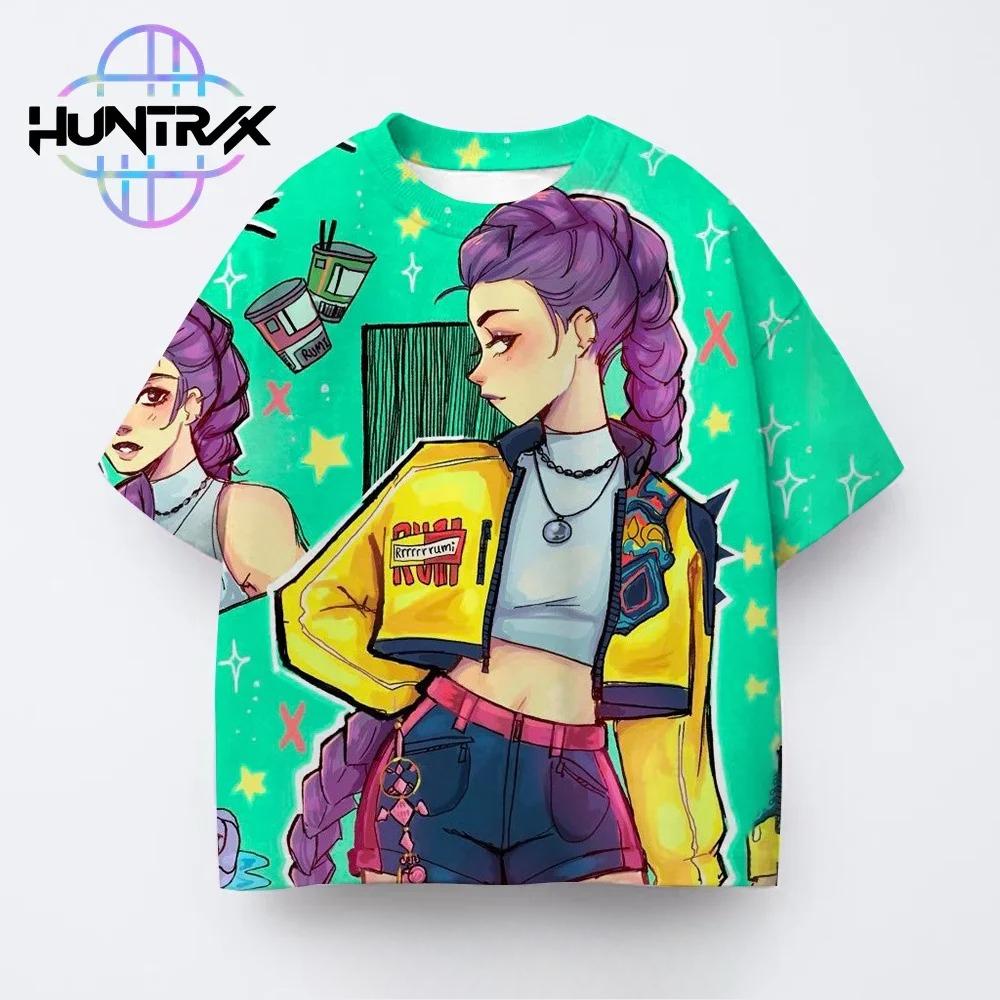 T-Shirts Girls Children's Cartoon Printed Fashion Short Sleeve T-Shirt Casual Fashion Summer Girls Short Sleeve Clothing Top