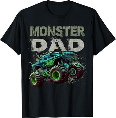 Monster Truck Papa Familienpassendes Monster Truck Liebhaber T-Shirt