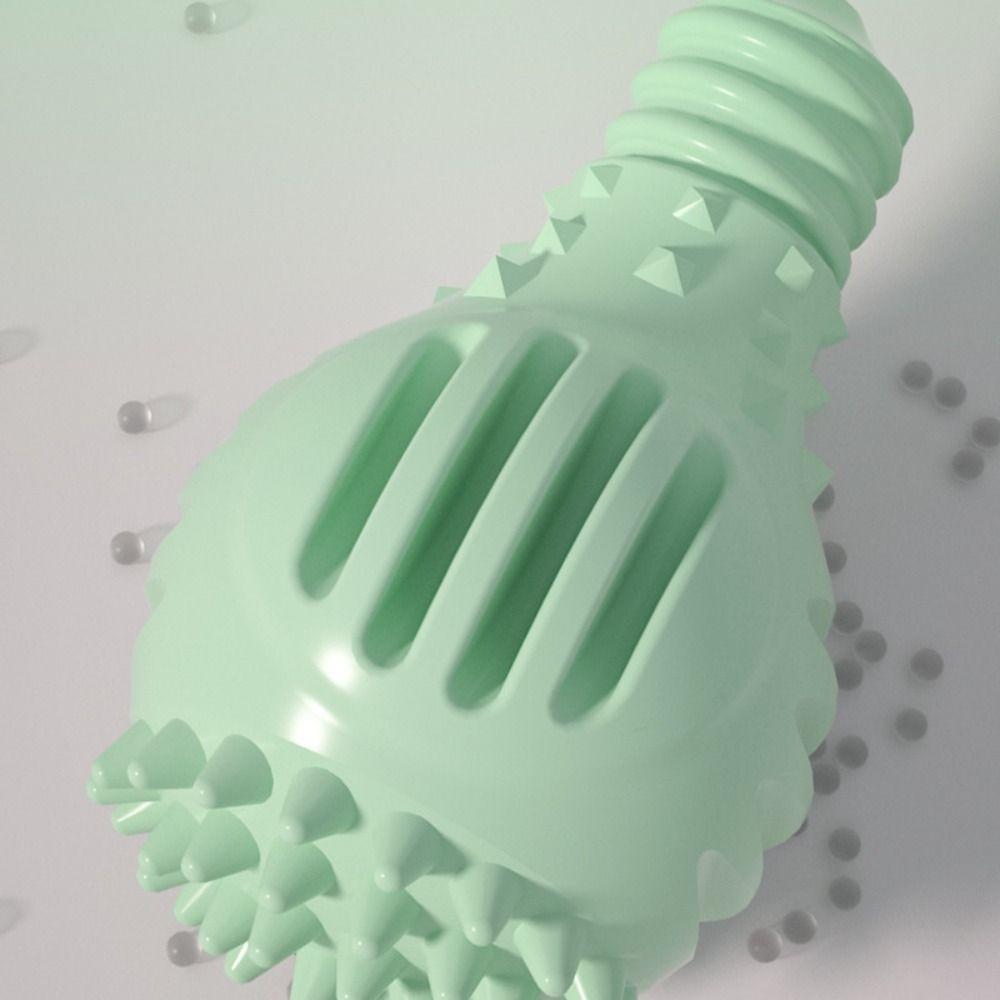 Pet Interactive Supplies Bulb Shape Pet Funny Creative Dog Sounding Ball Durable Glowing Pet Chew Grinding Teeth