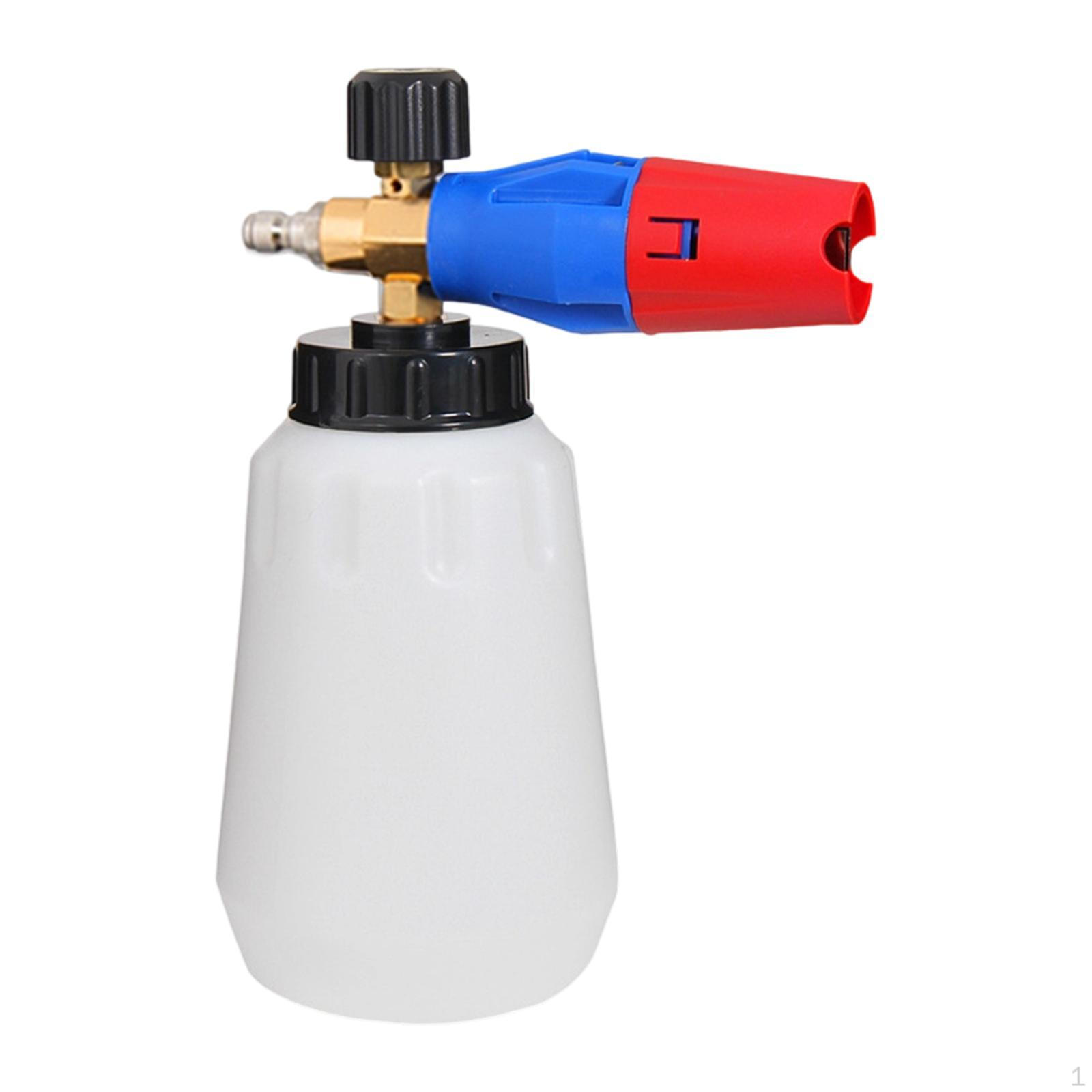 

High Pressure Foam Sprayer Snow Foam,1/4 Quick Connector Multipurpose Adjustable Professional for