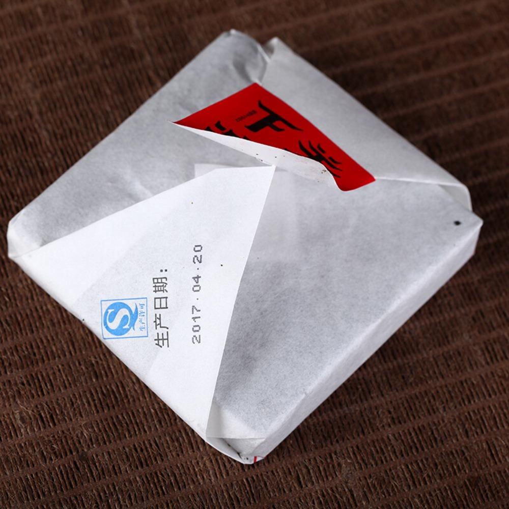 Yunnan Pu-erh Traditional Xiaguan Tea Brick 100g Big Snow Mountain Gold Silk Pu-erh Tea 100g Pu-erh Brick Tea Xiaguan Gold Silk 100g
