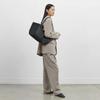 Demellier wing bag leather shoulder portable tote bag premium sense women's bag large capacity commuter dumpling bag