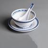 Tigela de Cerâmica para Sobremesa e Sopa Estilo Chinês abay