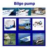 Auto Bilge Pump High Efficiency 1.06Inch Outlet Automatic Marine Submersible Water Pump Bilge Pump for Boats Yachts Pool