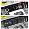 New 120W For VW Passat B6 B7 CC R36 Car Charger Cigarette Lighter Multifunctional USB Type C Fast Charging Volkswagen Accessorie