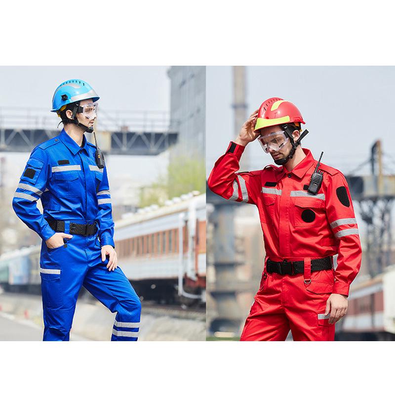 F2 Emergency Safety Helmet with Goggles for Earthquake, Fire, and Disaster Relief