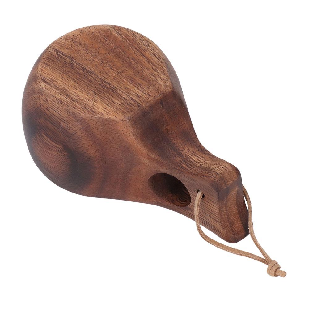 Wood Grain Wooden Camping Cup Hand Made Wood Mug Camping Use Wood Camp Mug  Hot Drinking