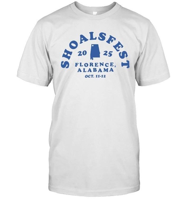 

ShoalsFest 2025 – Florence Alabama Oct 11–12 White T-Shirt S