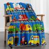 Rescue Ambulance Design Soft Microfiber Throw Blanket – Cozy for Bed, Sofa, Camping, Picnic & Winter Warmth Decor