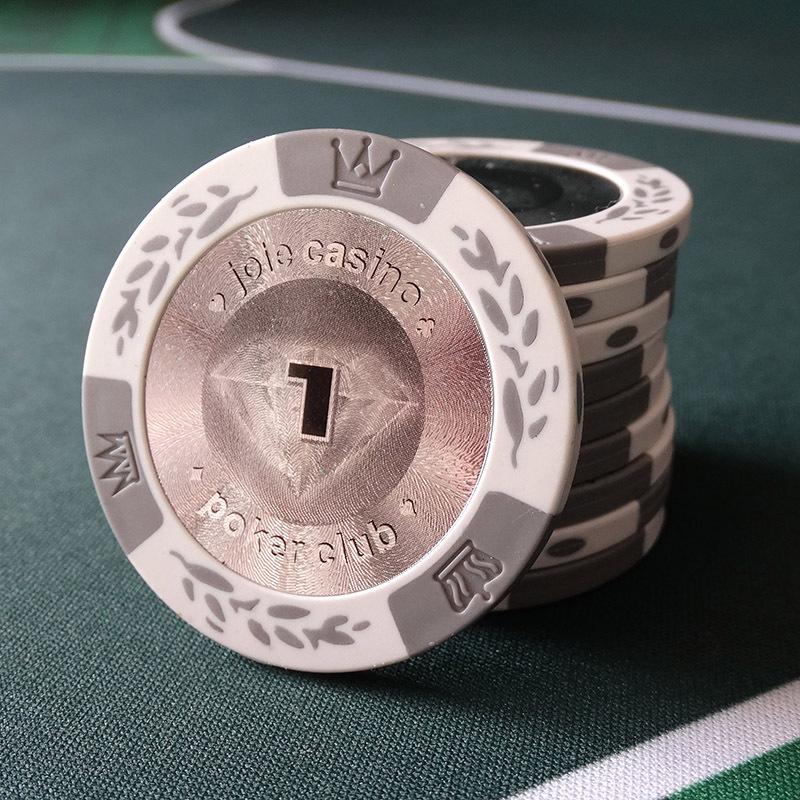 10 ks 39mm žetonů Texas Hold'Em, hliněné žetony s motivem klasu pšenice, Texas Hold'Em kreativní šachy a karetní herna, pokerová hala, pokerová mince, stolní hra