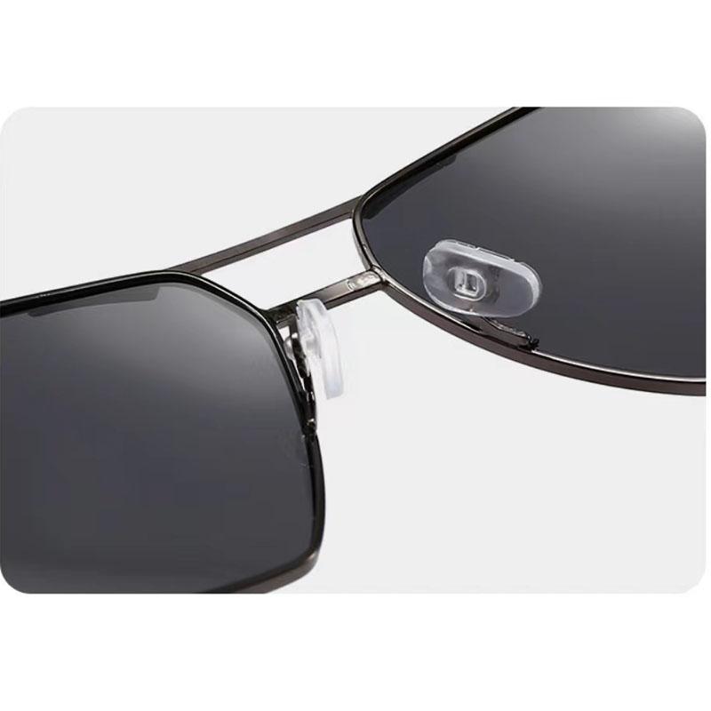 New Small Frame Square Sunglasses Men'S Polarized Metal Fashion Sun Glasses Men'S Outdoor Driving Eyewear Uv400