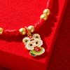 Hand Rope Snake Year Bracelet Chinese Style Fortune Bracelet Vintage Lucky Red Rope  Women