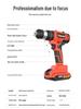 Multifunction Electric Handheld Drill & Screwdriver Set - Impact, Woodworking, Pistol Drills with Toolbox